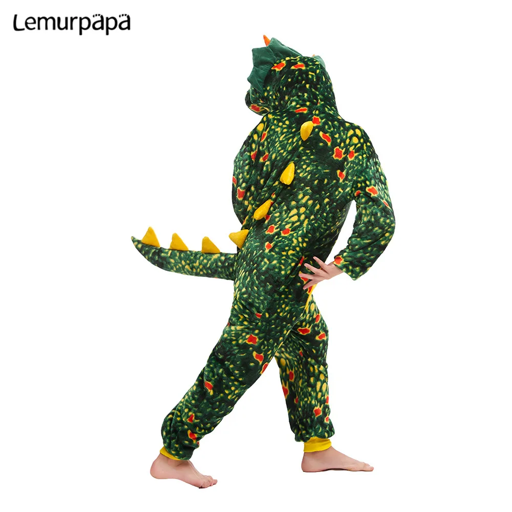 Živali Kigurumis Onesies Za Otroke Dinozaver Sleepwear Onesie Otrok Oblačila Risanka Srčkan Jumpsuit Cosplay Kostum Stranka