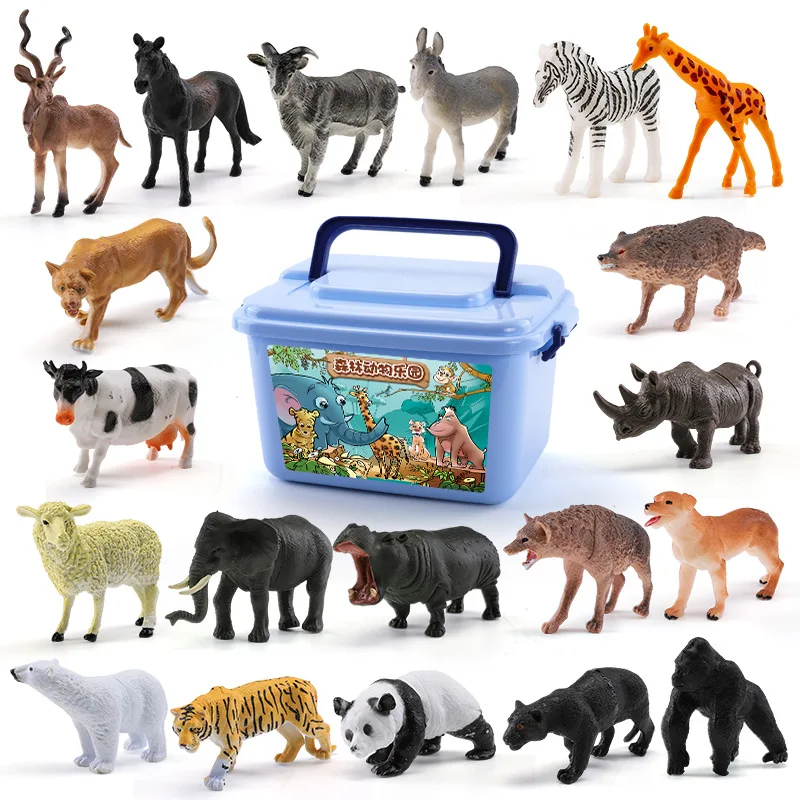Živalski Svet Živalski Vrt, Živalski Model Slika Dejanje Igrača Nastavite Risanka Simulacije Živali Lepo Plastičnih Mas Izobraževalne Igrače Za Otroke, Otroci