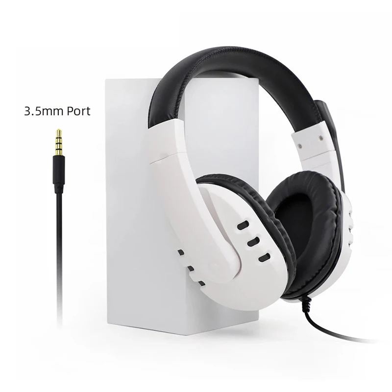 Žično Slušalko Z Mikrofonom 3,5 mm Vrata Za Sony Playstation 5 PS4 N-Stikalo UK Za PC Računalnik Telefon Igre